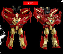 Load image into Gallery viewer, 26Cm Big Ir On Man Hero Aircraft Transformation Plastic Robot