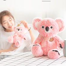 Load image into Gallery viewer, Cute Koala Plush Toy 22 Cm Two-Color Rabbit Hair Fabric Plush - Pink