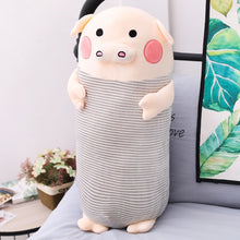 Load image into Gallery viewer, 100Cm Soft Sleeping Pig Plush Toy Stuffed - Pink
