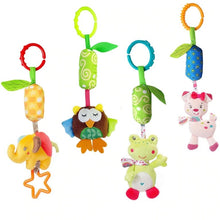 Load image into Gallery viewer, Baby Kids Rattle Toys Cartoon Animal Plush Hand Bell - Combo 4 Units