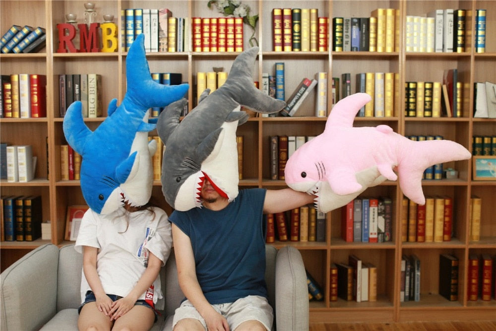 1Pc 90Cm Giant Creative Cartoon Shark Plush Toys