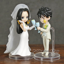 Load image into Gallery viewer, One Piece Monkey D Luffy Vs Boa Hancock Get Married Pvc Figures Toys
