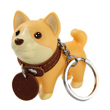 Load image into Gallery viewer, Pet Dog Puppy Keychain Lovely Cartoon Shiba Inu Police Dog Keyring - Combo 4 Dog Keychains