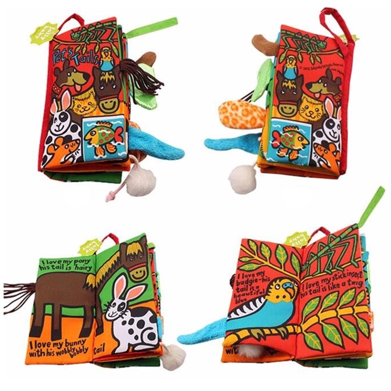 Jollybaby Cartoon Infant Baby Learning Education Toddlers Toys - Combo 5 Units