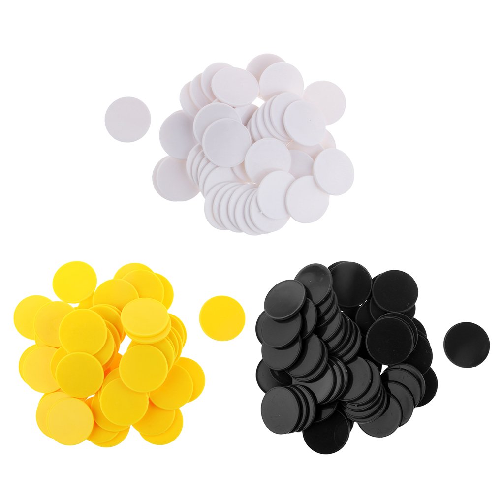 150Pcs 40Mm Plastic Poker Chips Bingo Markers Cards Counting Toy