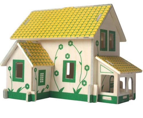 Simulation Log Cabins Toy Model 3D