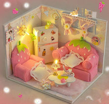 Load image into Gallery viewer, Handmade Doll House Furniture Miniatura Diy Doll Houses