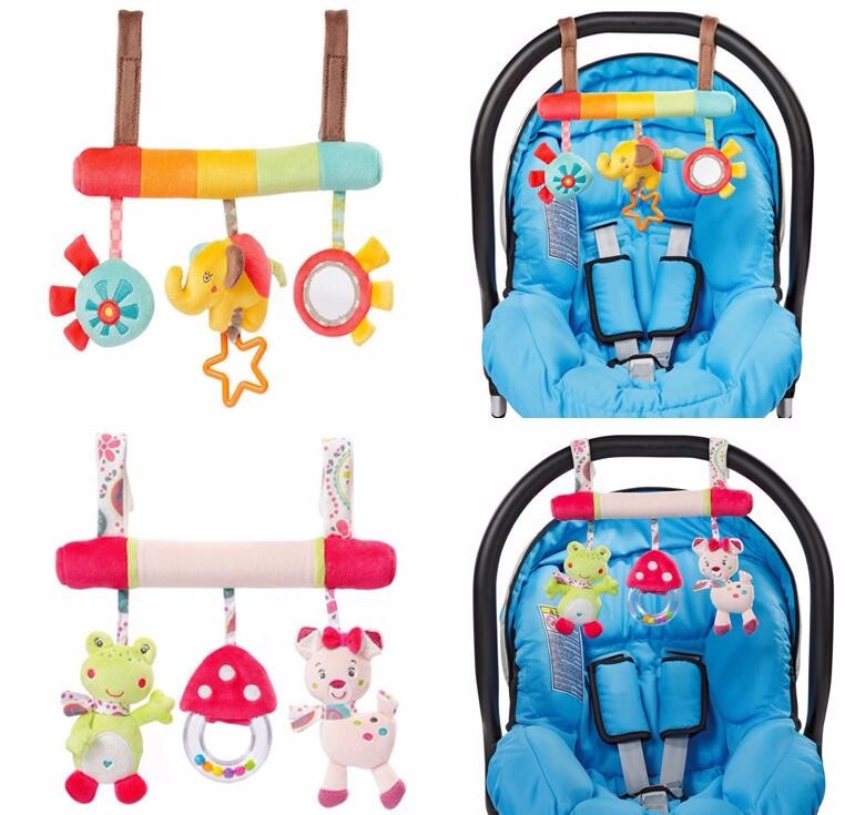 Frog Elephant Baby Music Hanging Bed Multifunctional Plush - Combo 5 Units