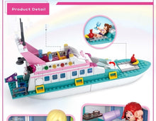 Load image into Gallery viewer, 323Pcs Girl Dolphin Cruiser Model Building Block