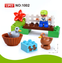 Load image into Gallery viewer, 13Pcs Large Blocks Animals Farm With Ducks Building Blocks Set Kids