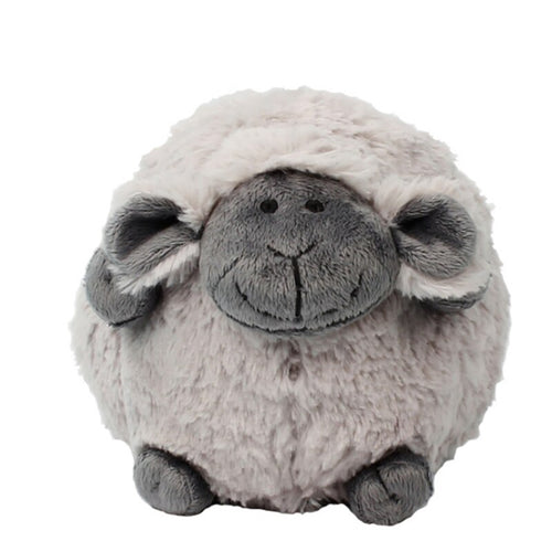 Cute Lamb Animal Plush Toy 15Cm Round Plush Toys - Gray