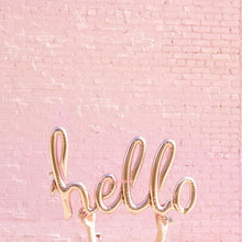 Load image into Gallery viewer, Large Hello Party Love Letters Foil Balloons - Combo 5 Units