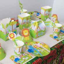 Load image into Gallery viewer, Animals Birthday Party Supplies Set Jungle Themed - Combo 5 Units