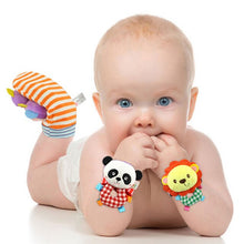Load image into Gallery viewer, Wrist Strap Rattles Animal Socks Toy - Combo 5 Units