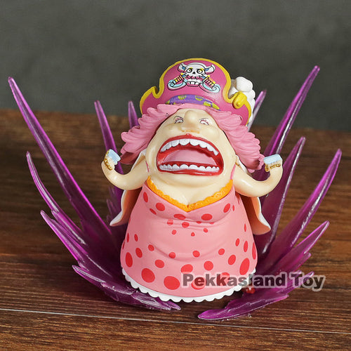 Anime One Piece Angry Big Mom Charlotte Linlin Q Version Pvc Figure Toy