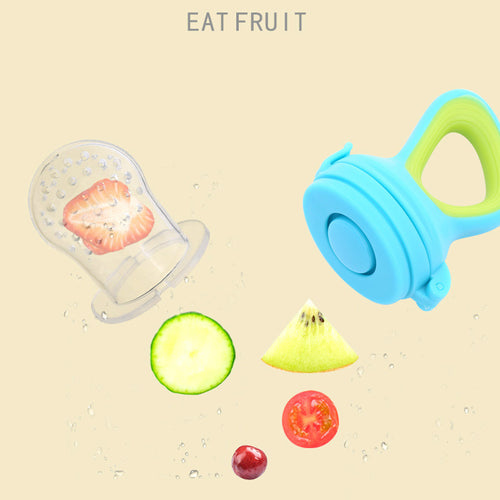 Silicone Baby Fresh Fruit Vegetable Pacifier Infant Nipple Kids - Combo 5 Units
