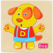 Load image into Gallery viewer, Wooden Animal Dog Jigsaw Toys - Combo 5 Units