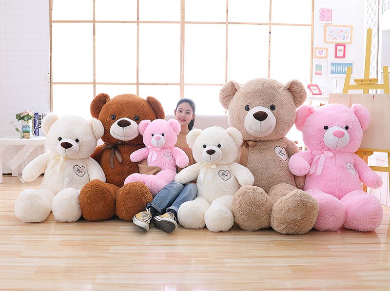 105 Cm Big Size Soft Love Wearing Bear Plush Toys