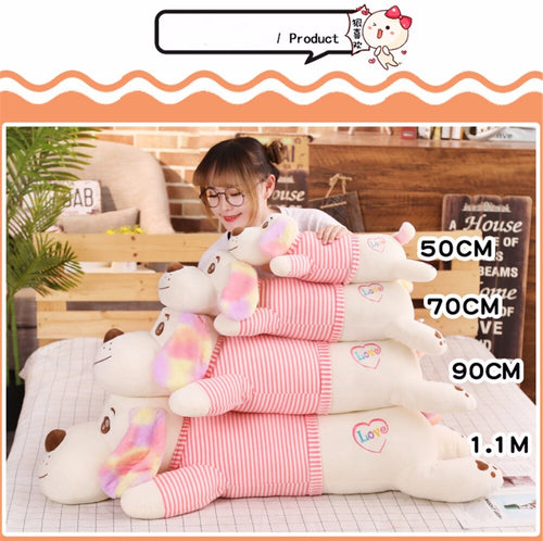 1Pc Giant Love Colorful Dog Stuffed Soft Pillow
