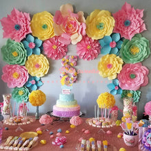 Load image into Gallery viewer, Artificial Flowers Paper Pom Poms Fake Flower Roses - Combo 5 Units