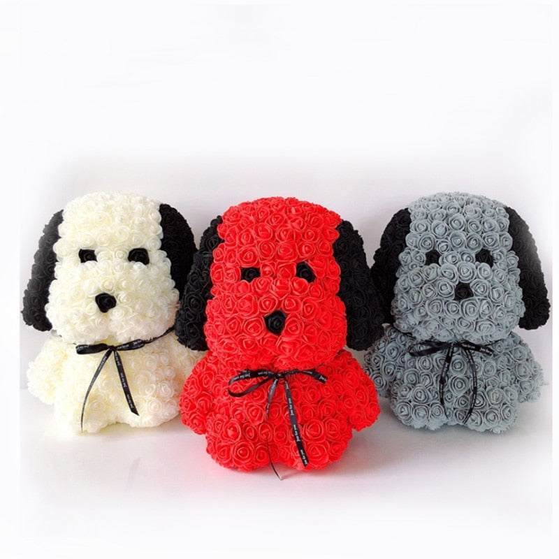 2 Kinds Pe Foam Rose Flower Dog Artificial