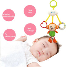 Load image into Gallery viewer, Cartoon Monkey Baby Bed Stroller Hanging Rattles - Combo 5 Units