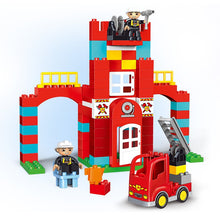Load image into Gallery viewer, 109Pcs Big Blocks City Fire Department Firemen Building Blocks