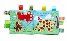 Load image into Gallery viewer, 15Pcs Jjovce Early Development Baby Soft Toys Animal Embroidered Cloth Book