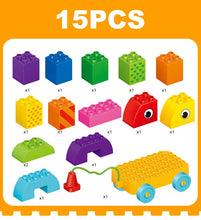 Load image into Gallery viewer, 15Pcs Large Size Fun Trailer Big Building Blocks