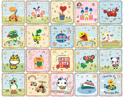 20 Pc-Set Handmade 3D Children Puzzle Diy Foam Stickers