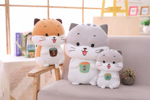 Load image into Gallery viewer, 25 35Cm Kawaii Tea Cat &amp; Mouse Plush Toys
