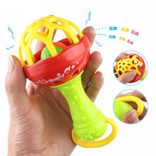 Load image into Gallery viewer, Baby Rattles Random Color Baby Plastic Bell Toy - Combo 5 Units