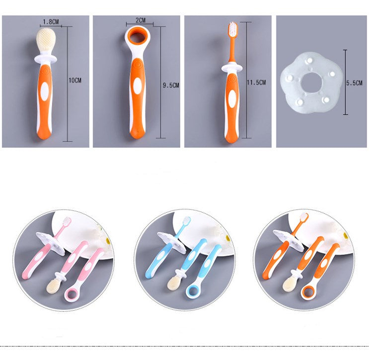 Infant Baby Toothbrush Silicone Baby Care Teether - Combo 5 Units