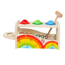 Load image into Gallery viewer, 2 In 1 Wooden Musical Instrument Hammering Ball