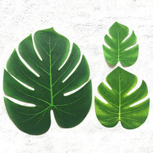 Load image into Gallery viewer, Monstera Leaves Artificial Leaf Placemats Tropical - Combo 5 Units