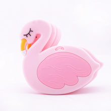 Load image into Gallery viewer, Combo 5 Units - Silicone Flamingo Teether Cartoon