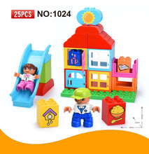 Load image into Gallery viewer, 25Pcs Big Blocks Playground Slide The Slide Compatible Duplo Large Building Blocks