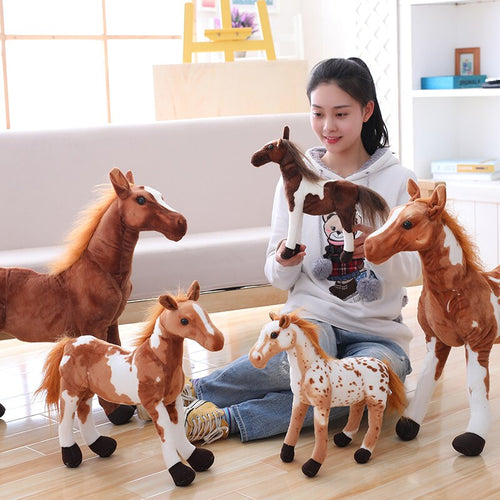 Lovely Horse Plush Doll Colorful Horse - Combo 4 Colors