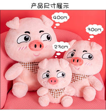 Load image into Gallery viewer, 23-30-40 Cm Soft Pink Funny Pig Plush Toy