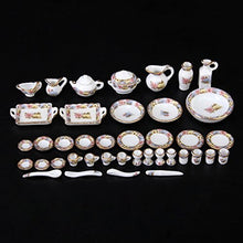 Load image into Gallery viewer, 1.12 Scale Dollhouse Furniture Table Chair Dishes Tableware