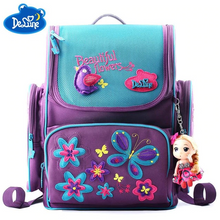 Load image into Gallery viewer, 2019 Delune Brand Safe 3D Orthopedic Children Schoolbag - Butterfly