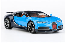 Load image into Gallery viewer, 1:32 Scale Bugatti Chiron Alloy Sports Car Model Diecast Sound Light