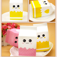 Load image into Gallery viewer, Super Squishy Milk Box Jumbo Squeeze French Fries Squish Antistress Toys N6 White