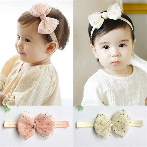 2 Color Baby Girls Headbands Fashion Cute - Combo 5 Units