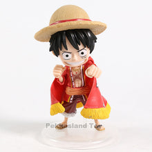 Load image into Gallery viewer, One Piece 15Th Anniversary Luffy Nami Zoro Sanji Usopp Nico Robin Chopper Franky Brook Q Ver. Pvc Figure Toy - Combo 4 Statues
