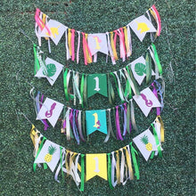 Load image into Gallery viewer, Unicorn Flamingo Party Garland Flag Banner - Combo 5 Units