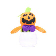 Load image into Gallery viewer, Decoration Horror 15Cm Plush Pumpkin Witch Vampire Black Cat Candy Jar Halloween Decorations - Combo 4 Units