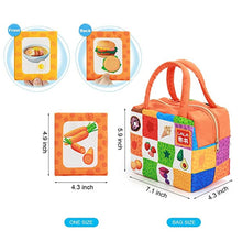 Load image into Gallery viewer, 26Pcs Fabric Book Sensory Cards Memory Language Development
