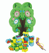 Load image into Gallery viewer, Green Wooden Fruit Tree Toy
