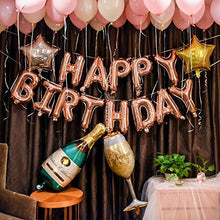 Load image into Gallery viewer, Champagne Cup Foil Balloons Birthday Party - Combo 5 Units